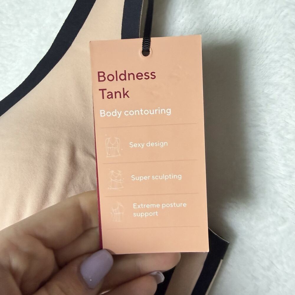 HoneyLove Boldness Tank Rose Black Body Contour Sculpting Corset Size 1X NWT - Picture 6 of 11